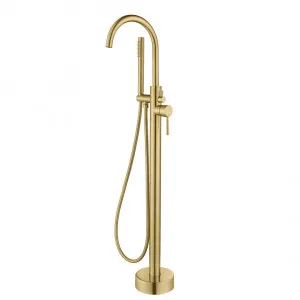Brass Floor Standing Bath Set Taps by Just in Place, a Bathroom Taps & Mixers for sale on Style Sourcebook