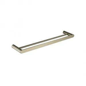 Double Towel Rail - Brass - 760mm by Just in Place, a Towel Rails for sale on Style Sourcebook