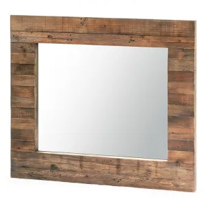 Bohemian Reclaimed Timber Frame Wall Mirror,130cm by PGT Reclaimed, a Mirrors for sale on Style Sourcebook