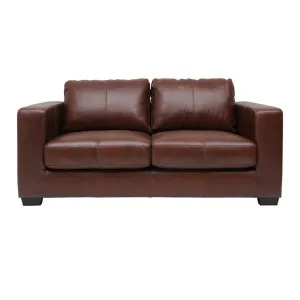 Gordon 2 Seater Sofa in Aniline Leather Natural by OzDesignFurniture, a Sofas for sale on Style Sourcebook