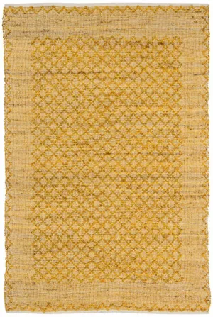 Daliah Gold Diamond Rug by Miss Amara, a Contemporary Rugs for sale on Style Sourcebook