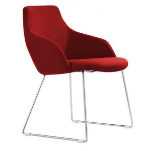 Oscar Fabric Breakout Chair, Red by Style Ergonomics, a Dining Chairs for sale on Style Sourcebook