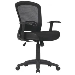 Intro Fabric Task Office Chair, Black by Style Ergonomics, a Chairs for sale on Style Sourcebook