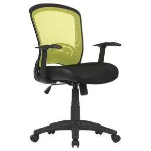 Intro Fabric Task Office Chair, Green / Blak by Style Ergonomics, a Chairs for sale on Style Sourcebook