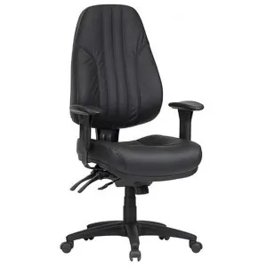 Rover Leather Multi Shift Office Chair, High Back by Style Ergonomics, a Chairs for sale on Style Sourcebook