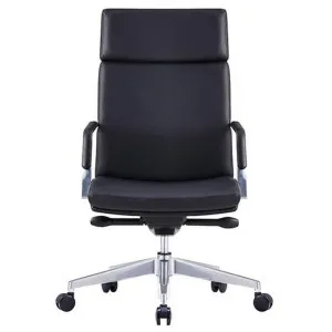 Select Premium Italian Leather Executive Office Chair, High Back by Style Ergonomics, a Chairs for sale on Style Sourcebook