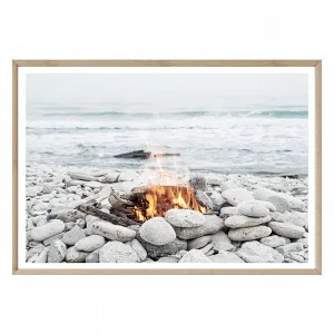 Beach Campfire by Boho Art & Styling, a Prints for sale on Style Sourcebook