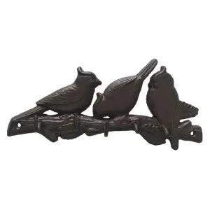 Cast Iron Birds On Twig Wall Hook by Mr Gecko, a Wall Shelves & Hooks for sale on Style Sourcebook