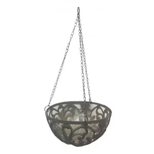 Minto Cast Iron Hanging Basket Planter by Mr Gecko, a Plant Holders for sale on Style Sourcebook