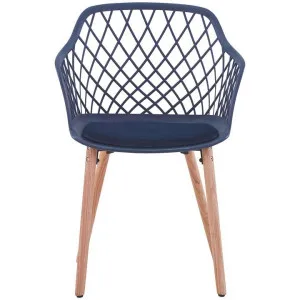 Atalia Carver Dining Chair, Blue by Innova Living, a Dining Chairs for sale on Style Sourcebook