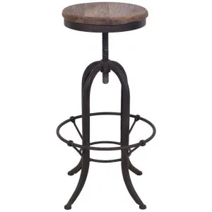 Colne Industrial Iron Adjustable Counter / Bar Stool by Affinity Furniture, a Bar Stools for sale on Style Sourcebook