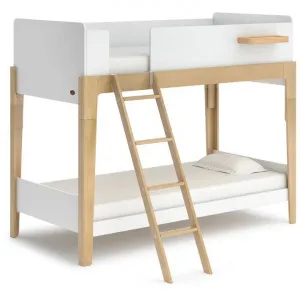 Boori Natty Wooden Bunk Bed, Single, Barley White / Almond by Boori, a Kids Beds & Bunks for sale on Style Sourcebook