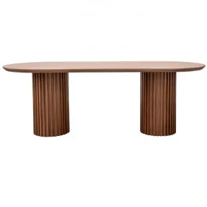 Pablo Wooden Oval Dining Table, 220cm by Conception Living, a Dining Tables for sale on Style Sourcebook