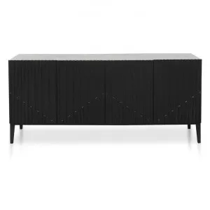 Mossvale Wooden 4 Door Sideboard, 180cm, Black by Conception Living, a Sideboards, Buffets & Trolleys for sale on Style Sourcebook