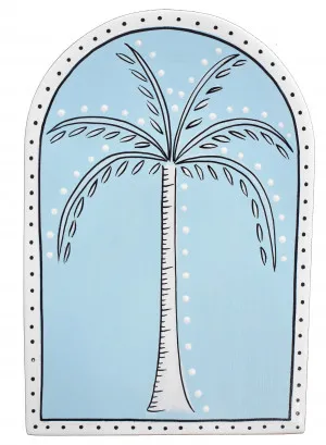 Summer Palm Tree Wall Tile - Baby Blue by My Kind of Bliss, a Wall Hangings & Decor for sale on Style Sourcebook