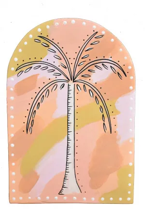 Desert Art Palm Tree Wall Tile by My Kind of Bliss, a Wall Hangings & Decor for sale on Style Sourcebook