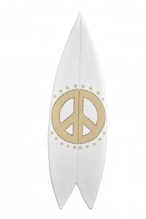 Summer Surfboard Wall Tile - Medium Peace Sign by My Kind of Bliss, a Wall Hangings & Decor for sale on Style Sourcebook