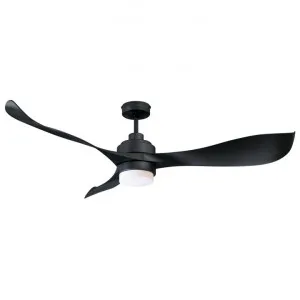 Eagle Ceiling Fan with LED Light, 140cm/55", Black by Mercator, a Ceiling Fans for sale on Style Sourcebook