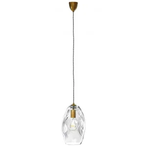 Organic Pendant Light, Large, Clear / Old Brass by Lighting Republic, a Pendant Lighting for sale on Style Sourcebook