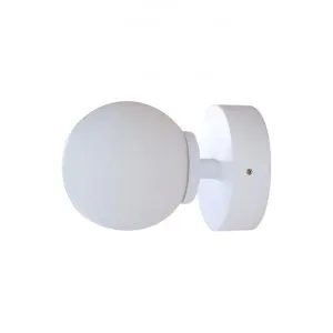 Orb Short Arm Wall Light, Small, White by Lighting Republic, a Wall Lighting for sale on Style Sourcebook