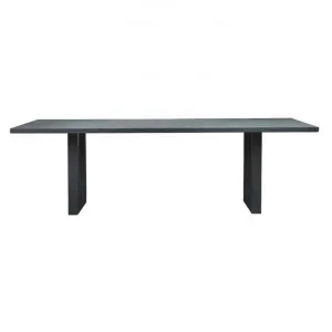 Leeton Oak Timber Dining Table, 240cm, Black by Cozy Lighting & Living, a Dining Tables for sale on Style Sourcebook