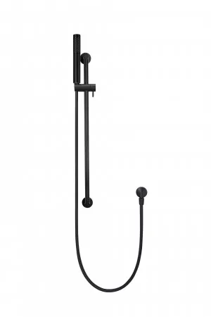 Meir | MATTE BLACK ROUND SHOWER ON RAIL COLUMN by Meir, a Shower Heads & Mixers for sale on Style Sourcebook