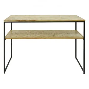 Shreding Parquet Mango Wood & Iron Console Table, 100cm by Chateau Legende, a Console Table for sale on Style Sourcebook