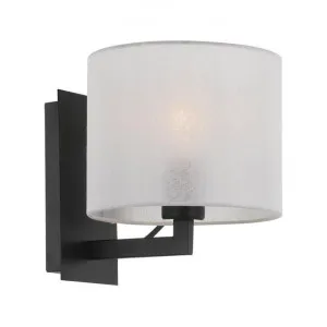 Elgar Metal Wall Light, Black by Telbix, a Wall Lighting for sale on Style Sourcebook