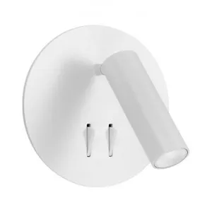 Esra Metal LED Wall Light, White by Telbix, a Wall Lighting for sale on Style Sourcebook