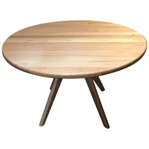 Wade Tasmanian Oak Round Dining Table, 130cm by OZW Furniture, a Dining Tables for sale on Style Sourcebook