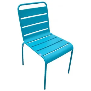 Cancun Metal Side Chair, Blue by CHL Enterprises, a Dining Chairs for sale on Style Sourcebook