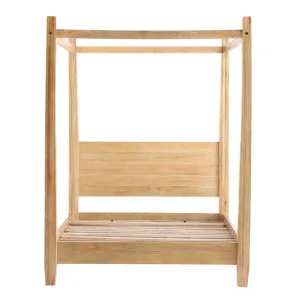 Retreat King Bed Frame in Clear Lacquer by OZ Design, a Beds & Bed Frames for sale on Style Sourcebook