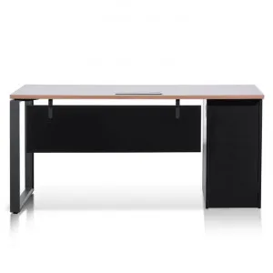 Lacasa Office Desk, 160cm, Walnut / Black by Conception Living, a Desks for sale on Style Sourcebook
