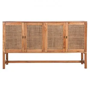 Bairnsdale Mindi Wood 4 Door Sideboard, 160cm, Light Tobacco by Dodicci, a Sideboards, Buffets & Trolleys for sale on Style Sourcebook