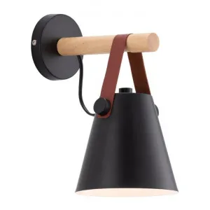 Beckett Scandi Metal Hanging Wall Light, Black by Mercator, a Wall Lighting for sale on Style Sourcebook