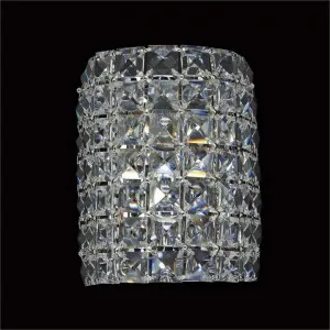 Catherine Asfour Crystal Wall Light, 1 Light, Chrome by Vencha Lighting, a Wall Lighting for sale on Style Sourcebook