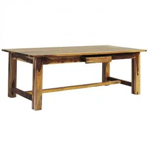 Thompson Solid Mango Wood Timber 290cm Dining Table by Chateau Legende, a Dining Tables for sale on Style Sourcebook
