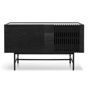 Harold Wooden 2 Door Buffet Table, 120cm, Black by Conception Living, a Sideboards, Buffets & Trolleys for sale on Style Sourcebook