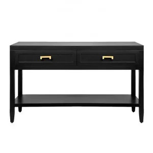 Soloman Console Table, 130cm, Black by Cozy Lighting & Living, a Console Table for sale on Style Sourcebook