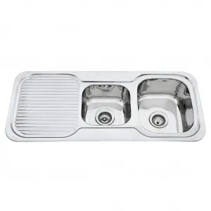 1 & 3/4 Bowl Sink L/H Drainer by Häfele, a Kitchen Sinks for sale on Style Sourcebook
