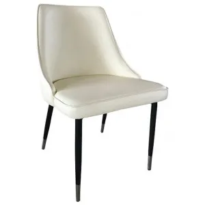 Reno PU Leather Dining Chair, White by Ingram Designer, a Dining Chairs for sale on Style Sourcebook