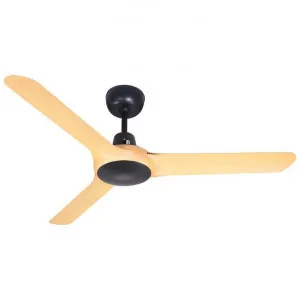 Ventair Spyda Commercial Grade Indoor / Outdoor 3 Blade Ceiling Fan, 125cm/50", Bamboo by Ventair, a Ceiling Fans for sale on Style Sourcebook