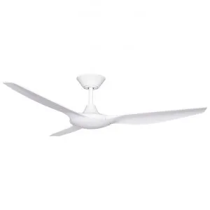 Threesixty Delta Commercial Grade DC Ceiling Fan, 142cm/56", Matte White by ThreeSixty Ceiling Fans, a Ceiling Fans for sale on Style Sourcebook