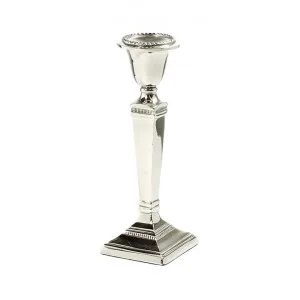 Sherborne Metal Candlestick, Small, Nickel by Florabelle, a Candle Holders for sale on Style Sourcebook