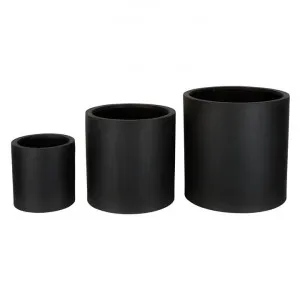 Duong 3 Piece Planter Set, Black by Florabelle, a Plant Holders for sale on Style Sourcebook