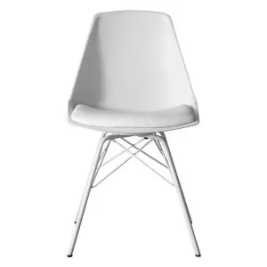 Enzo Dining Chair, White by Franklin Higgins, a Dining Chairs for sale on Style Sourcebook