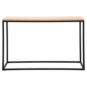Coree Wood & Metal Console Table, 120cm, Natural / Black by Conception Living, a Console Table for sale on Style Sourcebook