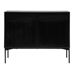 Barossa 2 Door 2 Drawer Sideboard, 110cm, Black by Conception Living, a Sideboards, Buffets & Trolleys for sale on Style Sourcebook