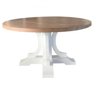 Bellevue Timber Round Dining Table, 150cm by Manoir Chene, a Dining Tables for sale on Style Sourcebook
