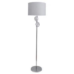 Rialto Metal Base Floor Lamp, White by Lumi Lex, a Floor Lamps for sale on Style Sourcebook